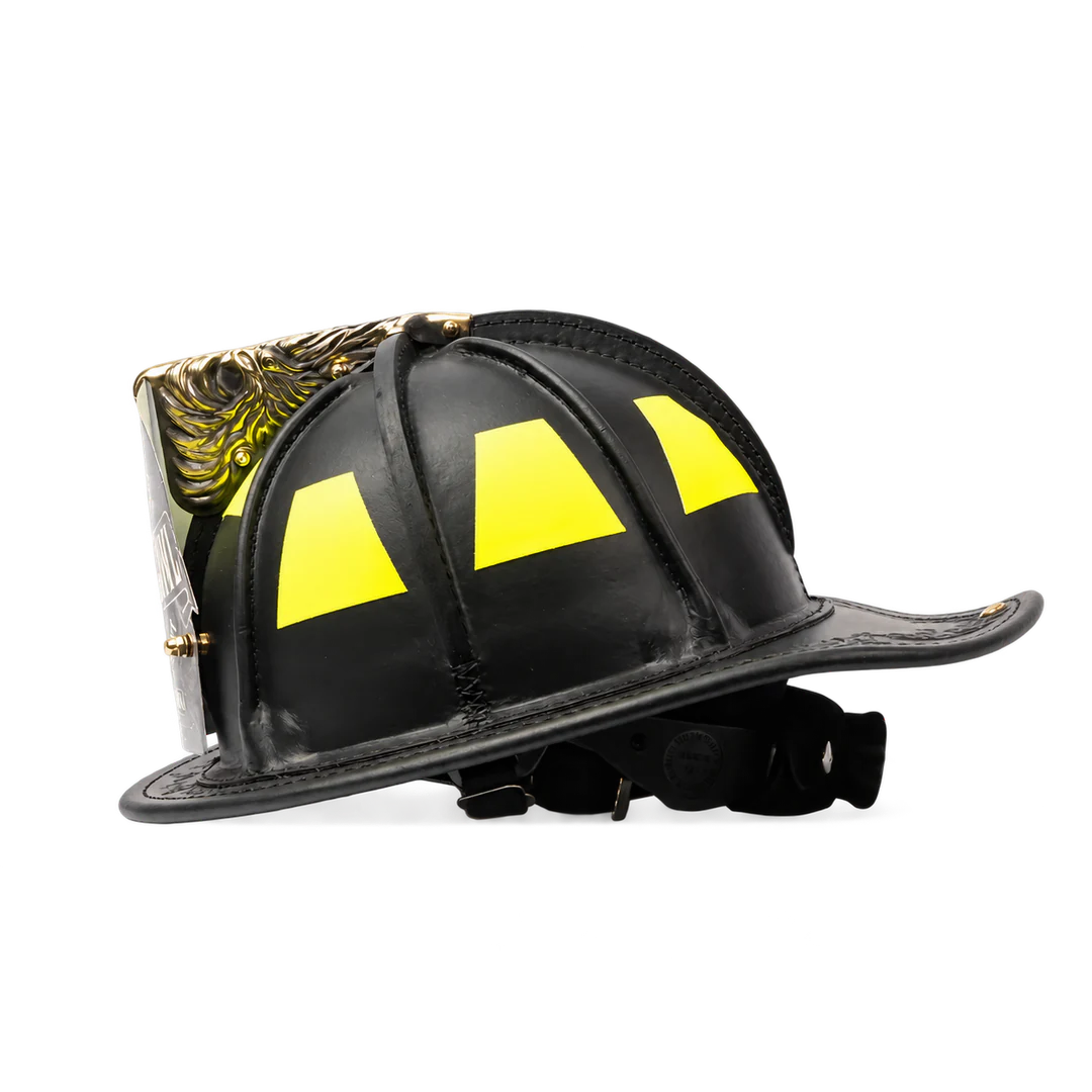 Phenix TL-2 Scarlet Red Leather Helmet - Axe and Awl Leatherworks