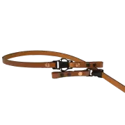 Two Piece Leather Chin Strap - Axe and Awl Leatherworks