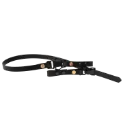 Two Piece Leather Chin Strap - Axe and Awl Leatherworks