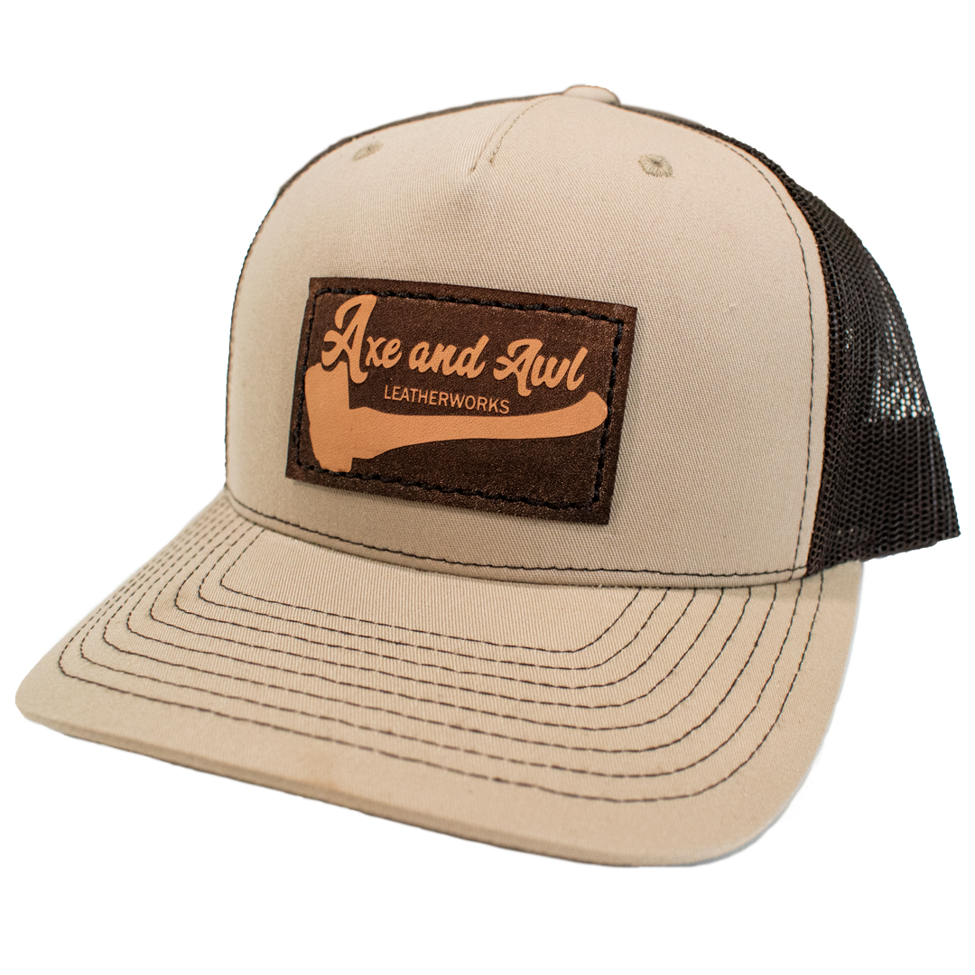  Custom Logo Leather Patch Hat