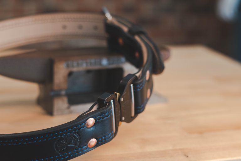 Leather Turnout Belt - Axe and Awl Leatherworks - COBRA Buckle