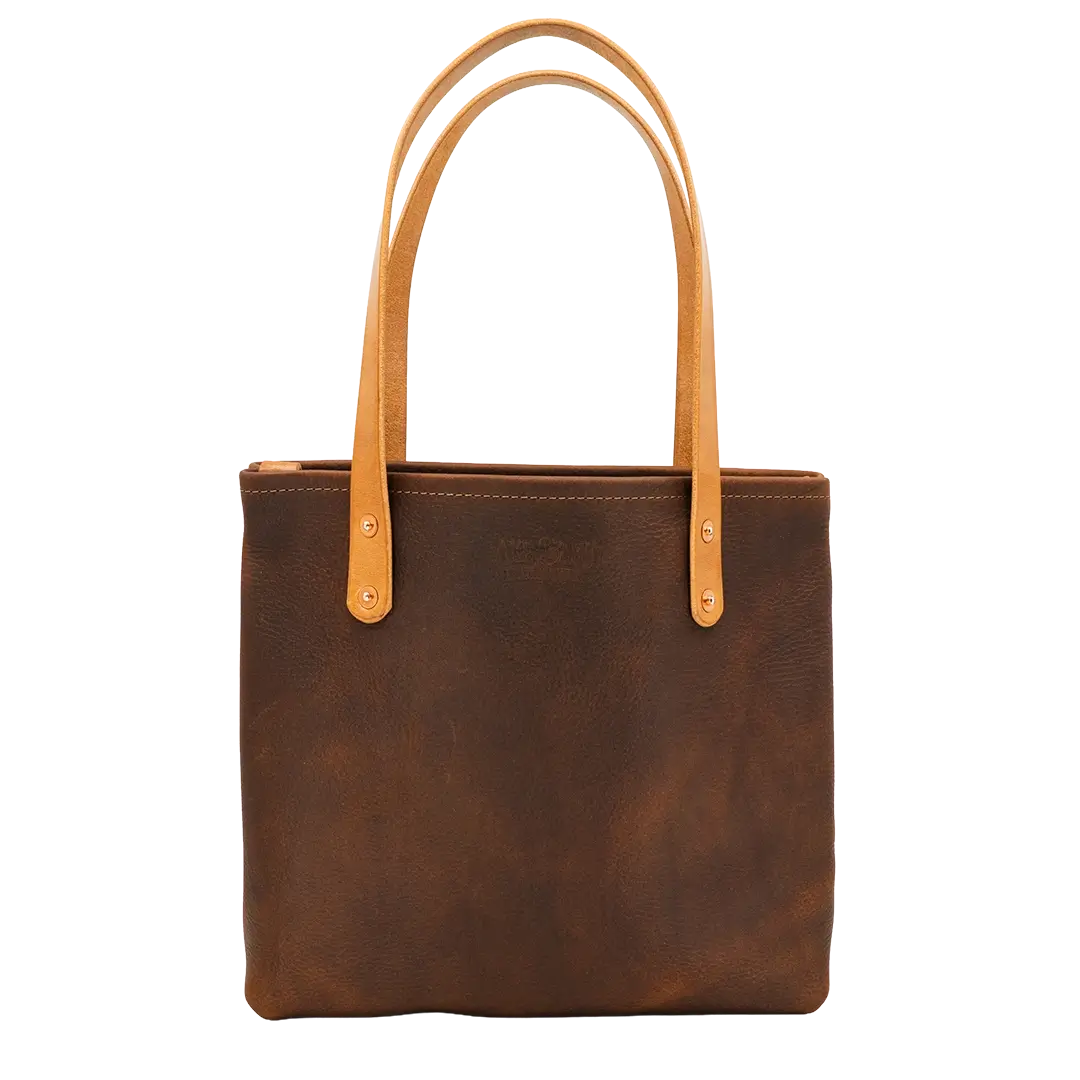Brown Tote Bag with brown handles