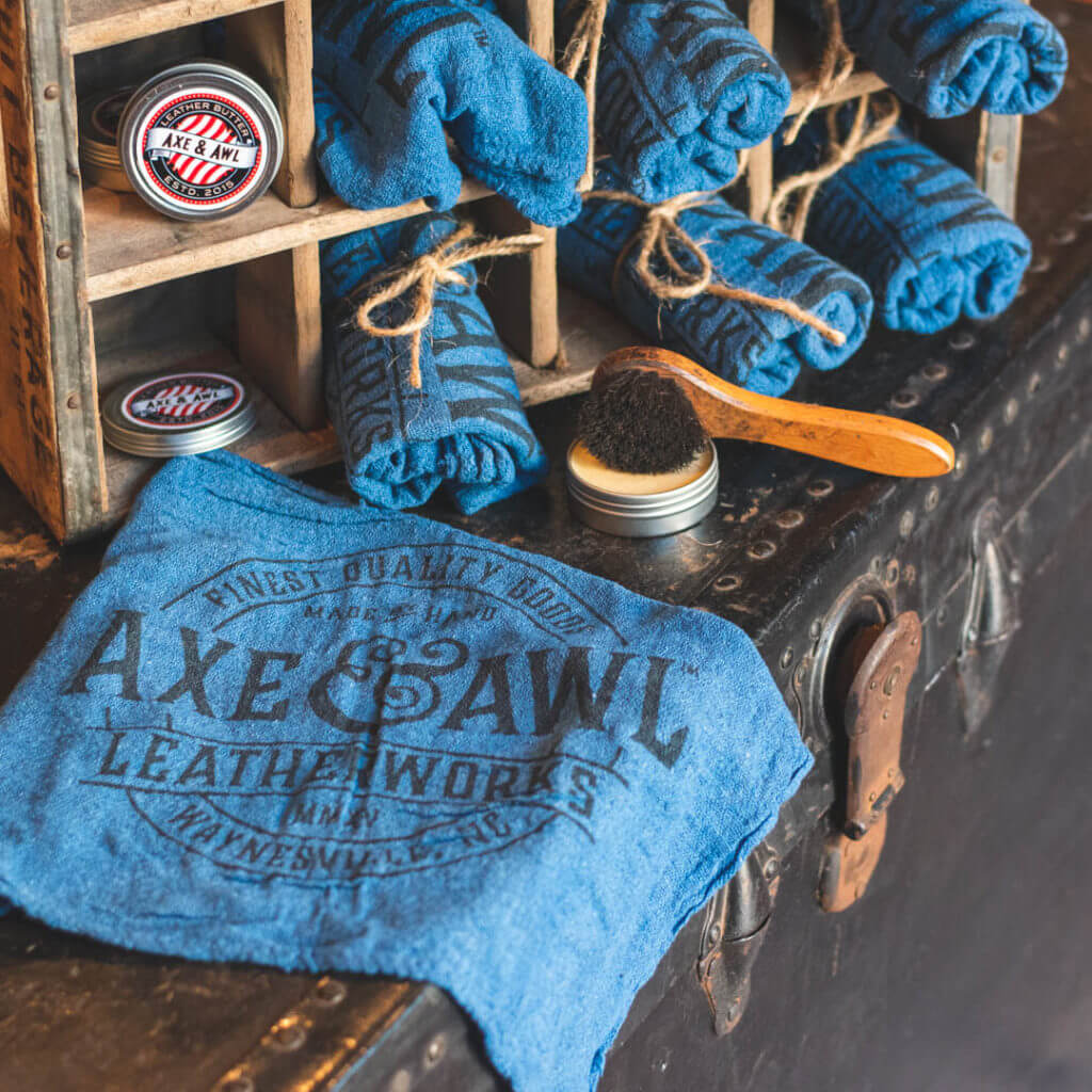 Shop Rags Axe and Awl Leatherworks