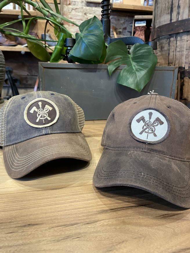Legacy hats in oil cloth