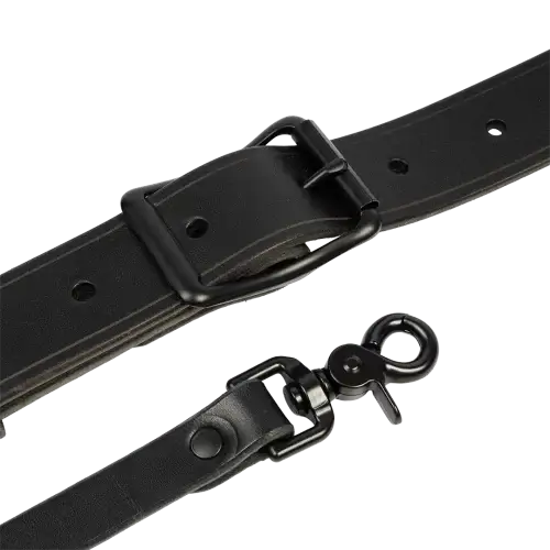 Black – The Standard Leather Radio Strap 50373