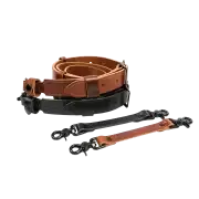 The Standard - Leather Firefighting Radio Strap - Axe and Awl