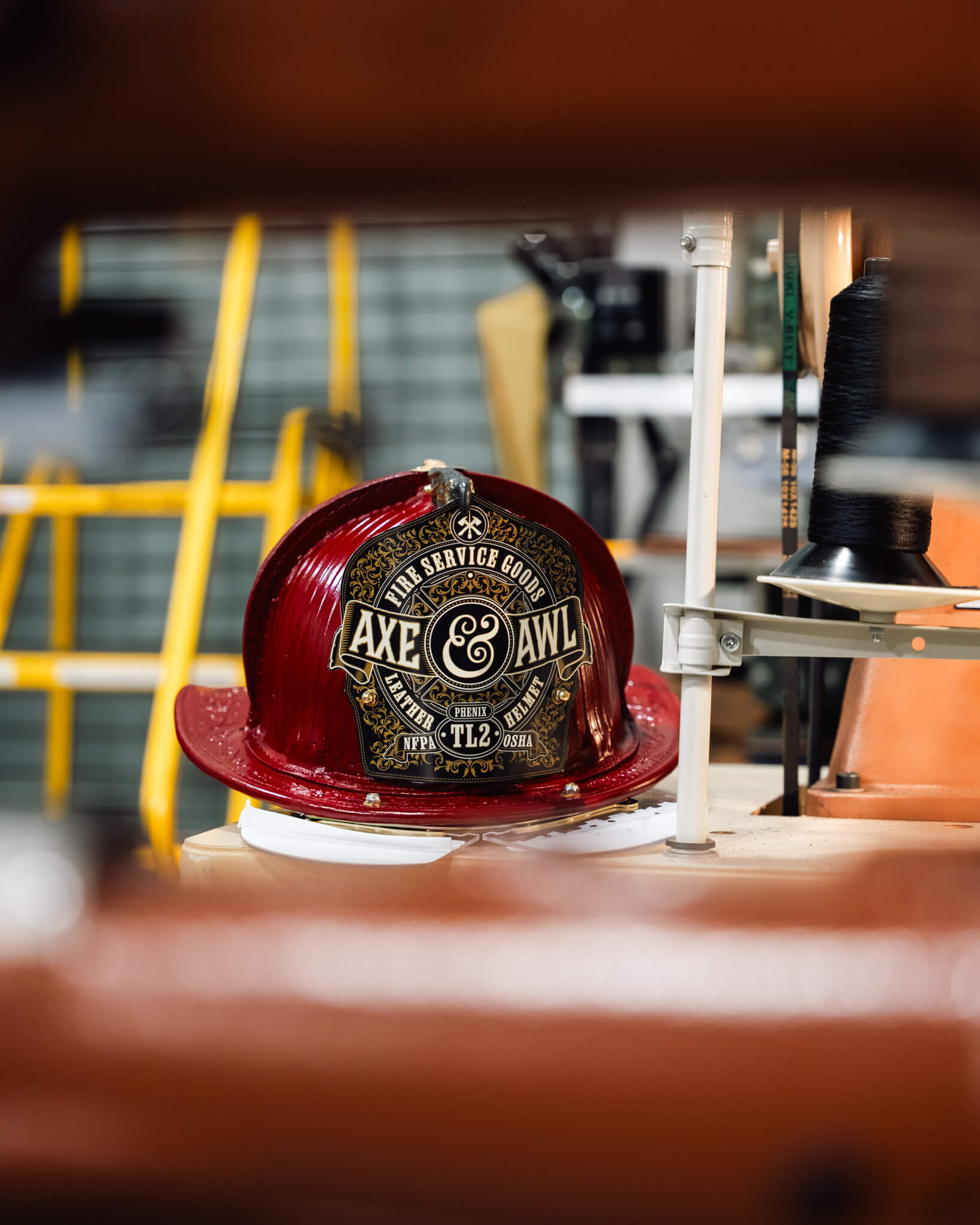 Phenix TL-2 Miller Leather Helmet - Axe and Awl Leatherworks