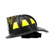 Phenix TL-2 Flat Black Leather Helmet - Axe and Awl Leatherworks