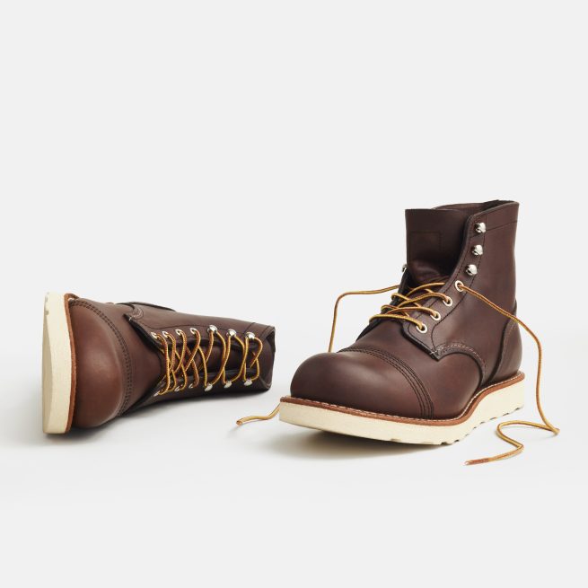 Red Wing Heritage Iron Ranger Traction Tred Amber Boot