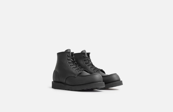 Black Harness Classic Moc Boot