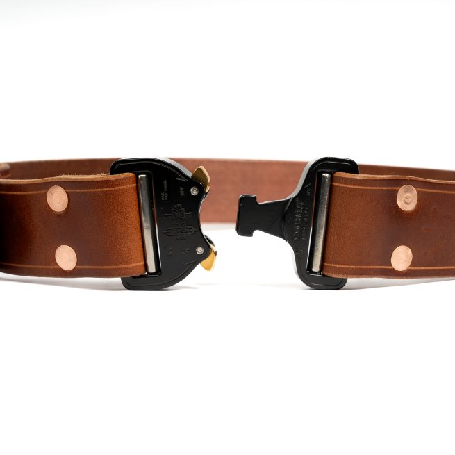 Leather Turnout Belt- COBRA Buckle