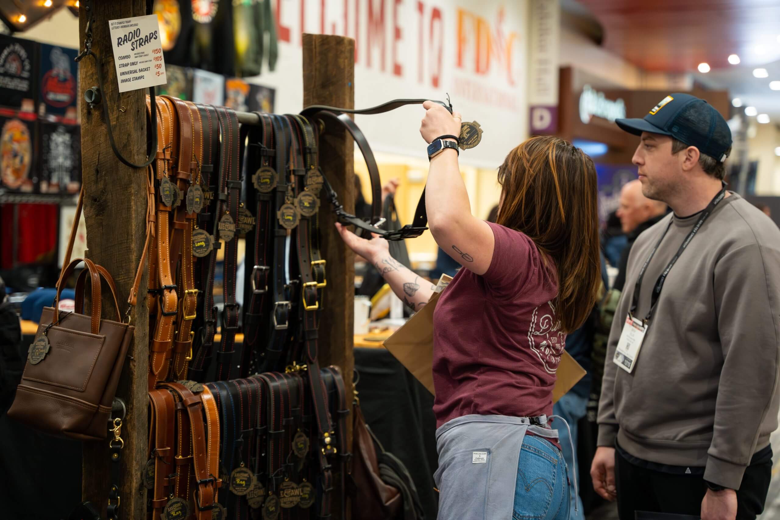 Axe & Awl at SAFRE 2025 | Custom Leather Firefighter Gear