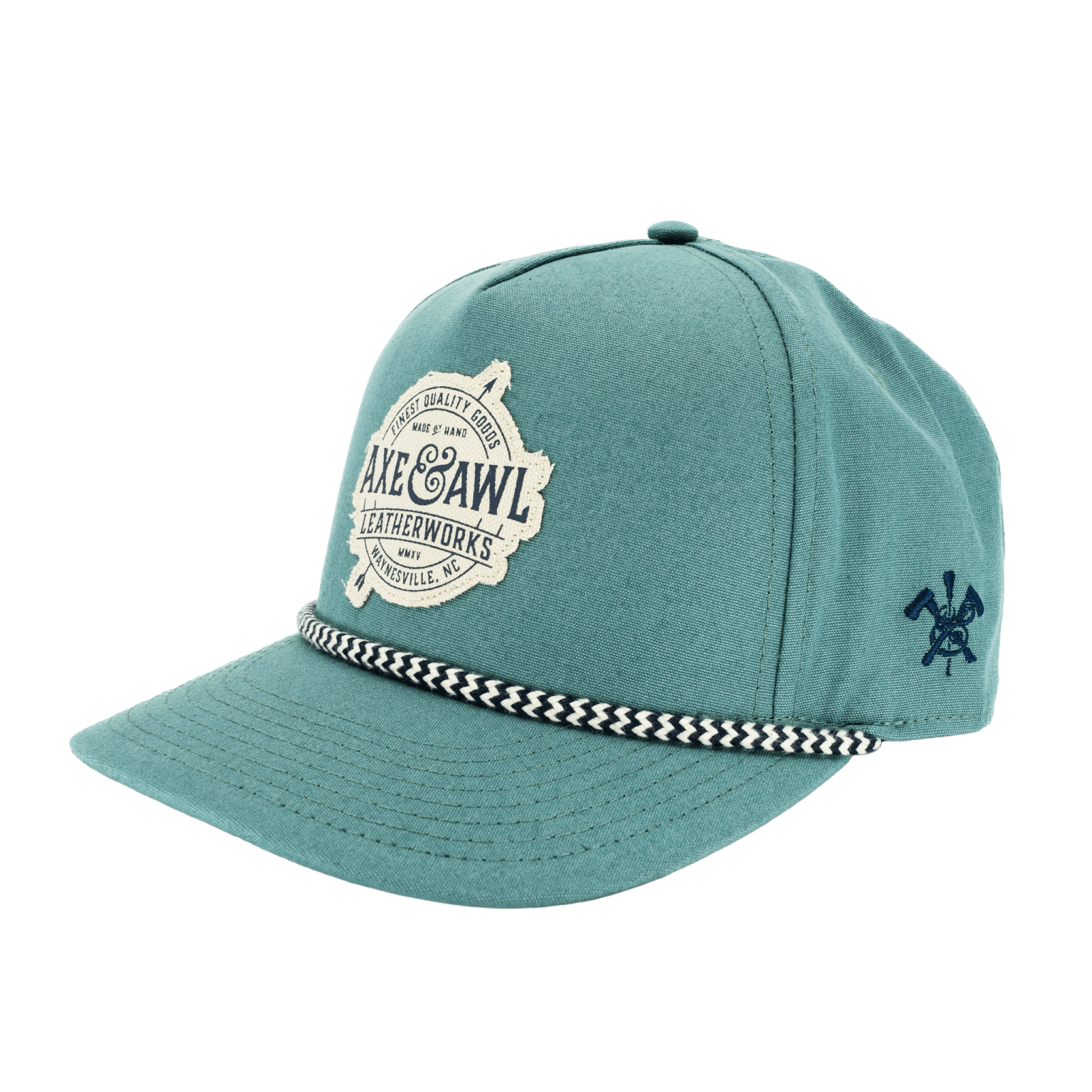 Leather Patch Hat - Axe and Awl Leatherworks - Durable Goods