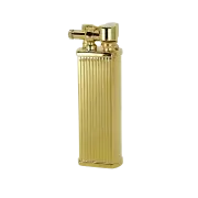 Tsubota Pearl Bolbo Petrol Lighter - Striped Gold - Axe and Awl