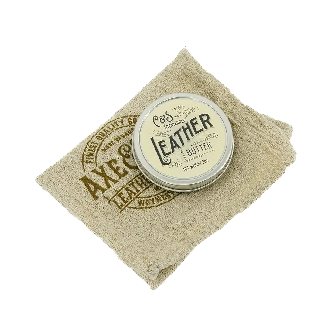 Leather Conditioner and Shop Rag