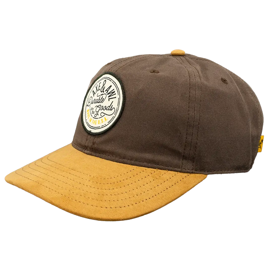 Angle View of Suede Durable Goods Hat
