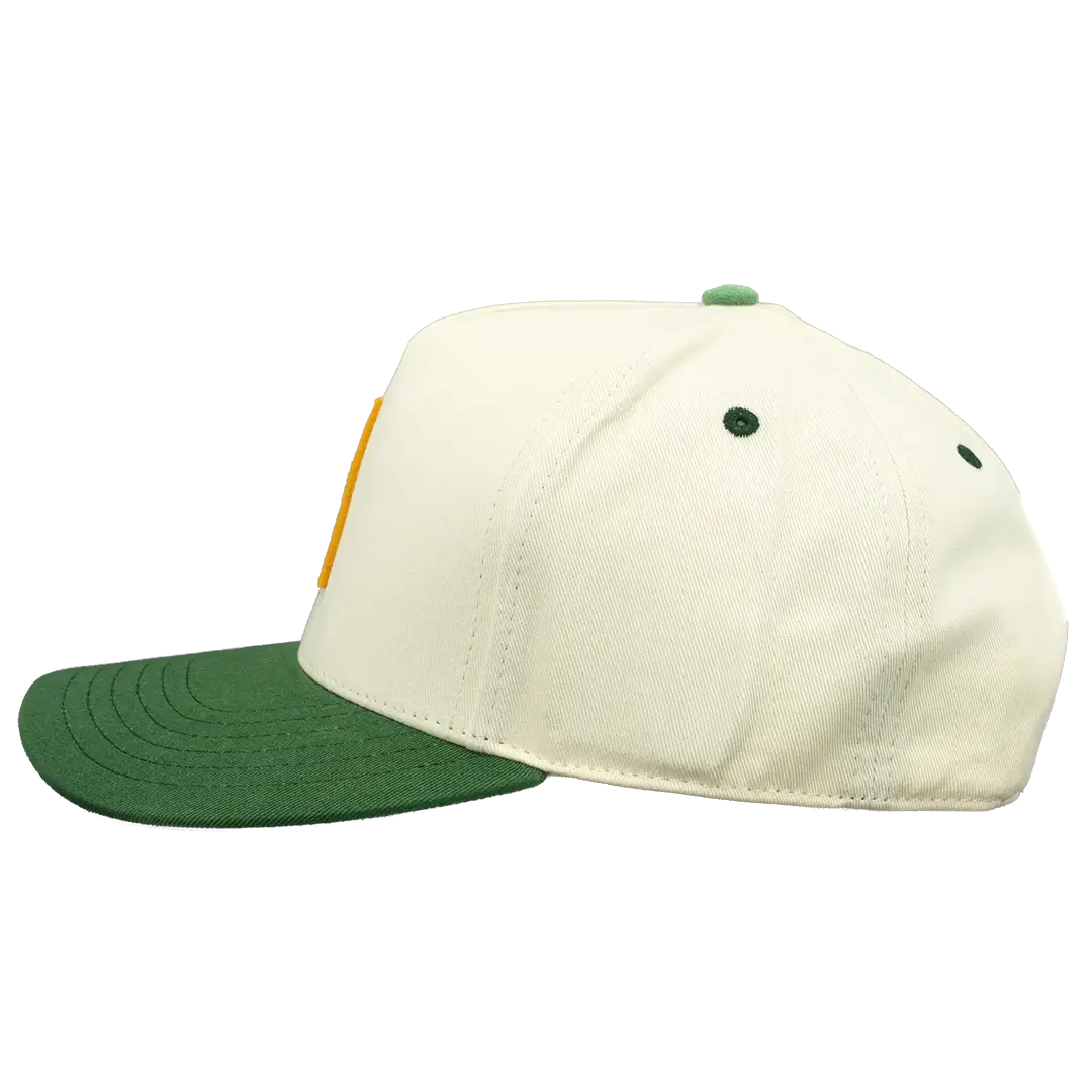 Throwback A Hat side in Green