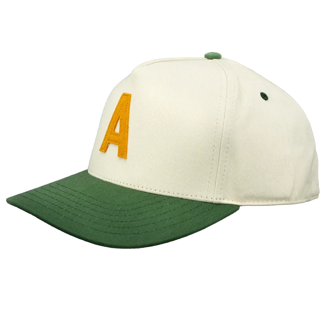Throwback A Hat angle in Green