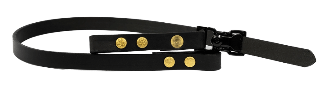 one piece leather chin strap from axe and awl