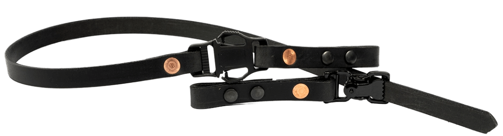 two piece leather chin strap from axe and awl