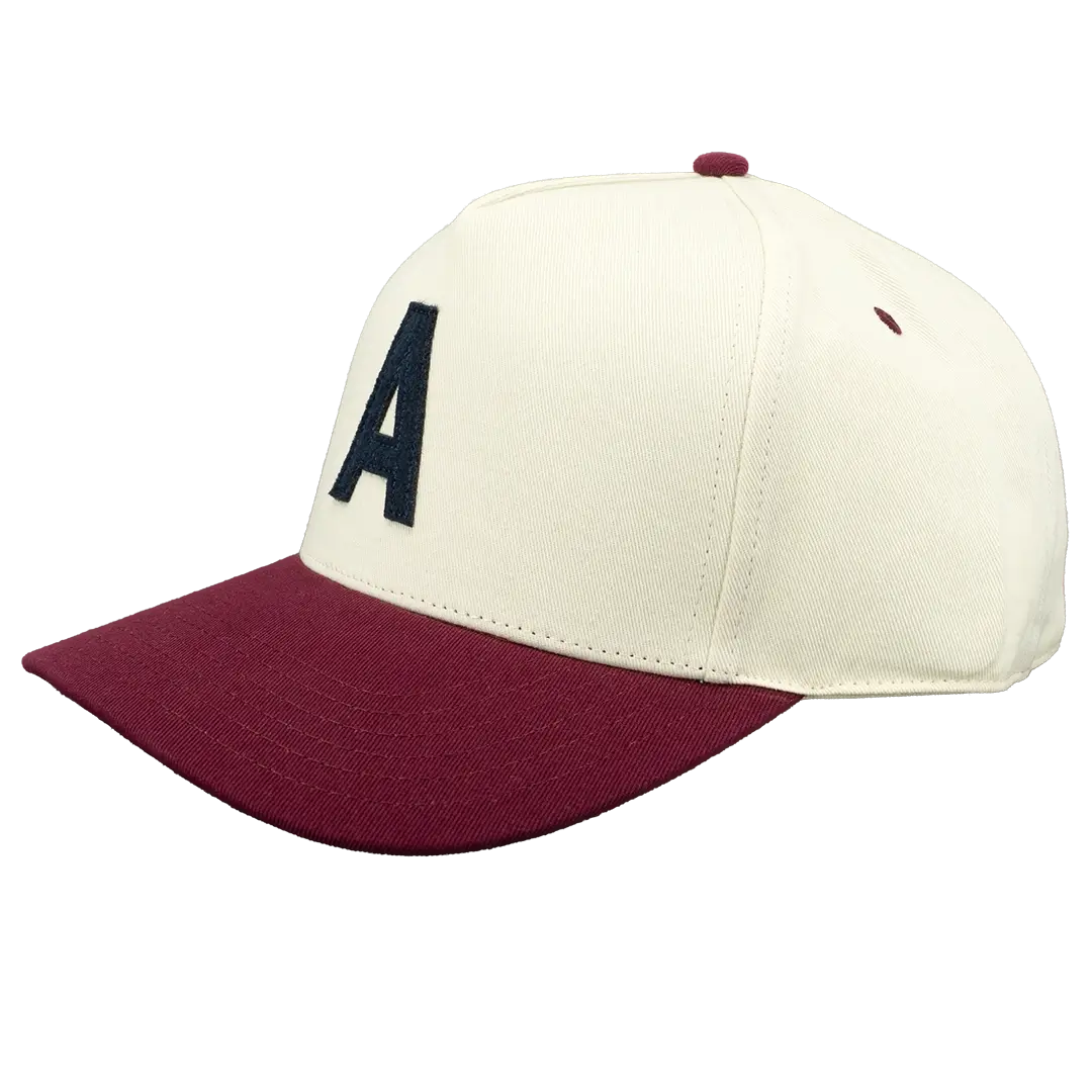 Throwback A Hat angle in Maroon