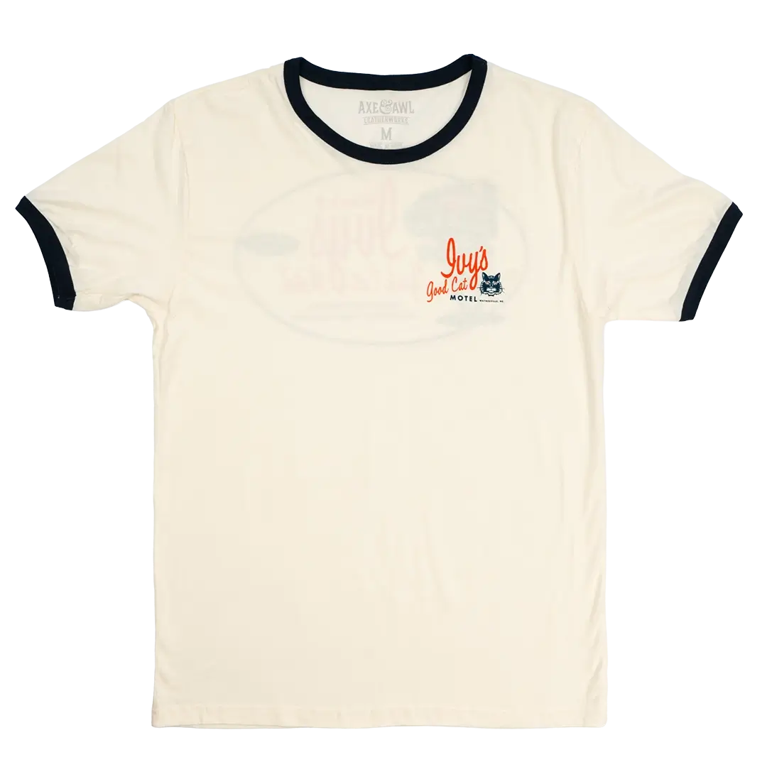 Ivy's Good Cat Motel - Ringer Tee - Image 4