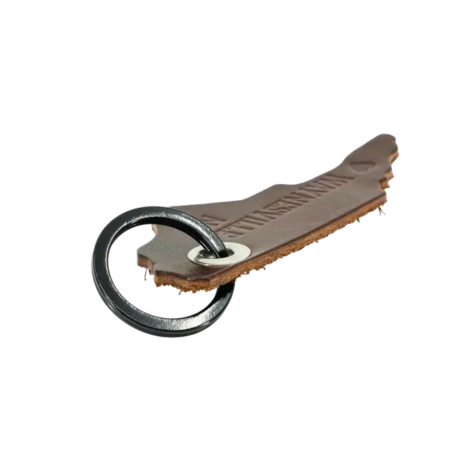 NC Keychain - Axe and Awl Leatherworks