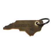 NC Keychain - Axe and Awl Leatherworks