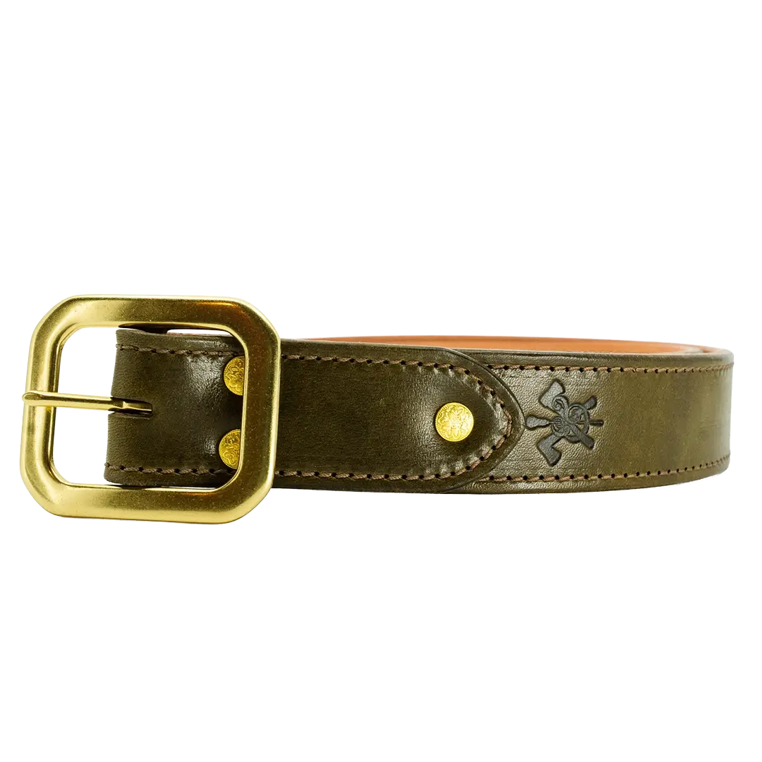 Olive Green Belt with Buckle