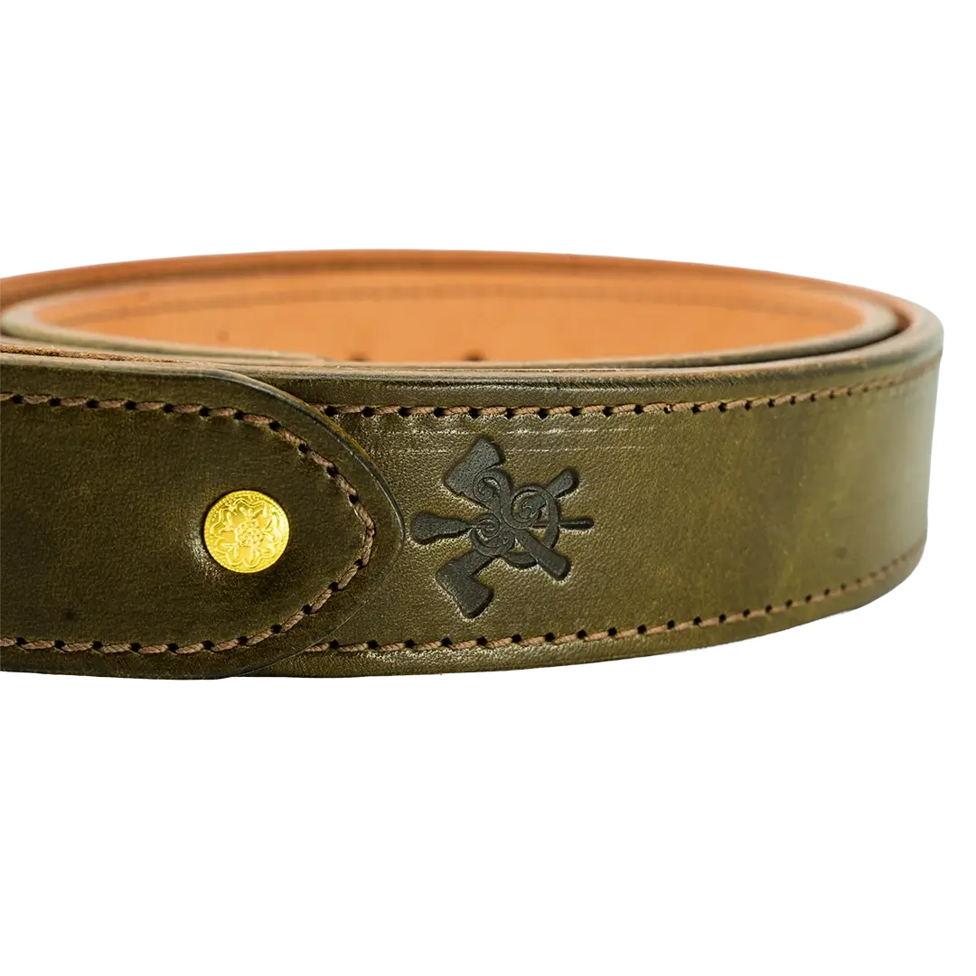 Olive Green Lined Belt