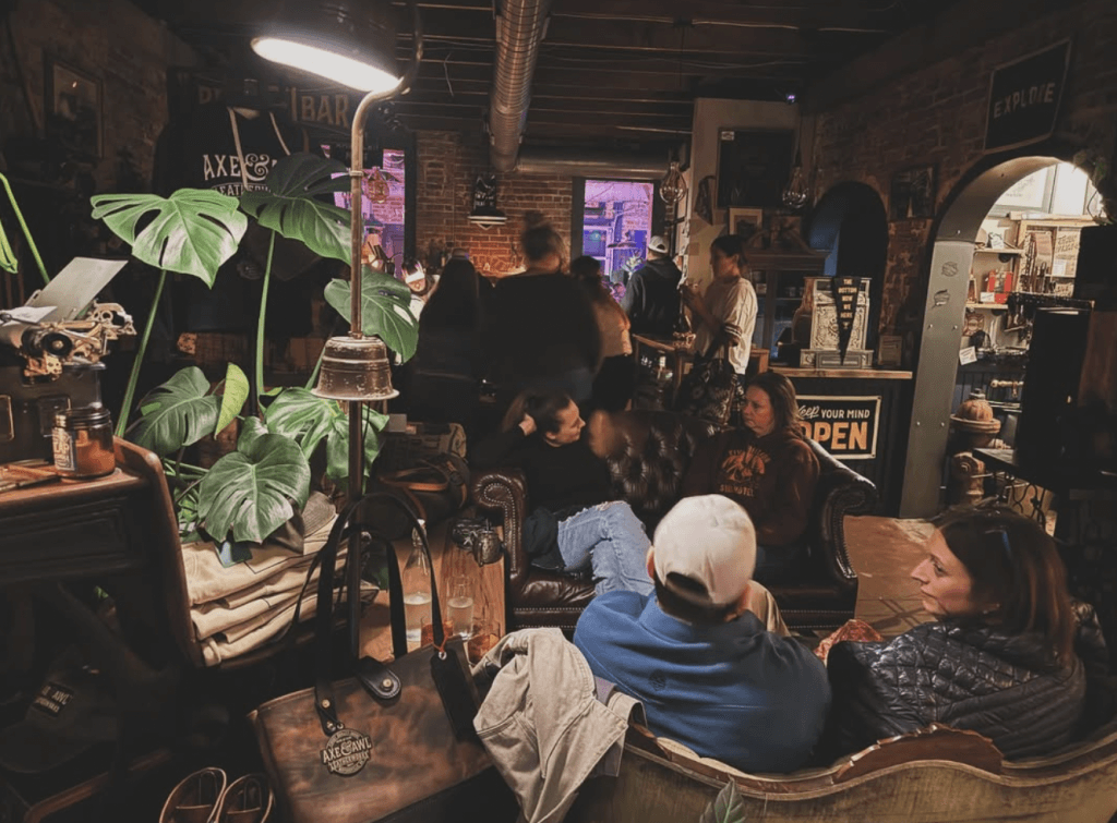 Inside Axe and Awl as its operating as Bevel Bar 