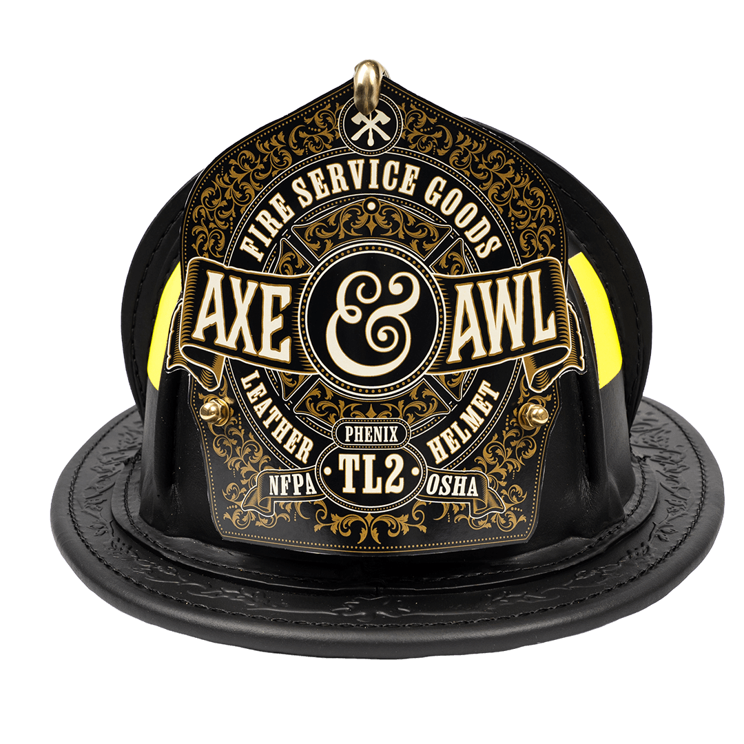 Phenix TL-2 Flat Black Leather Helmet- NFPA - Image 3