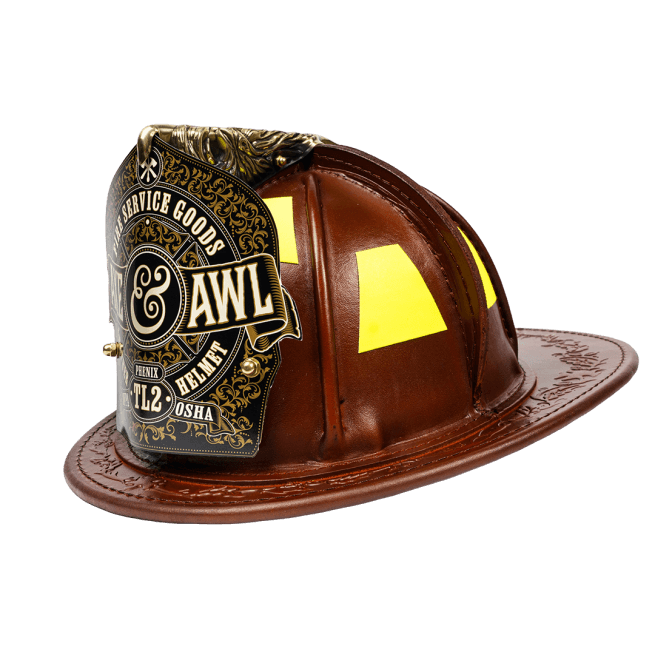 Phenix TL-2 Natural Leather Helmet - Axe and Awl Leatherworks