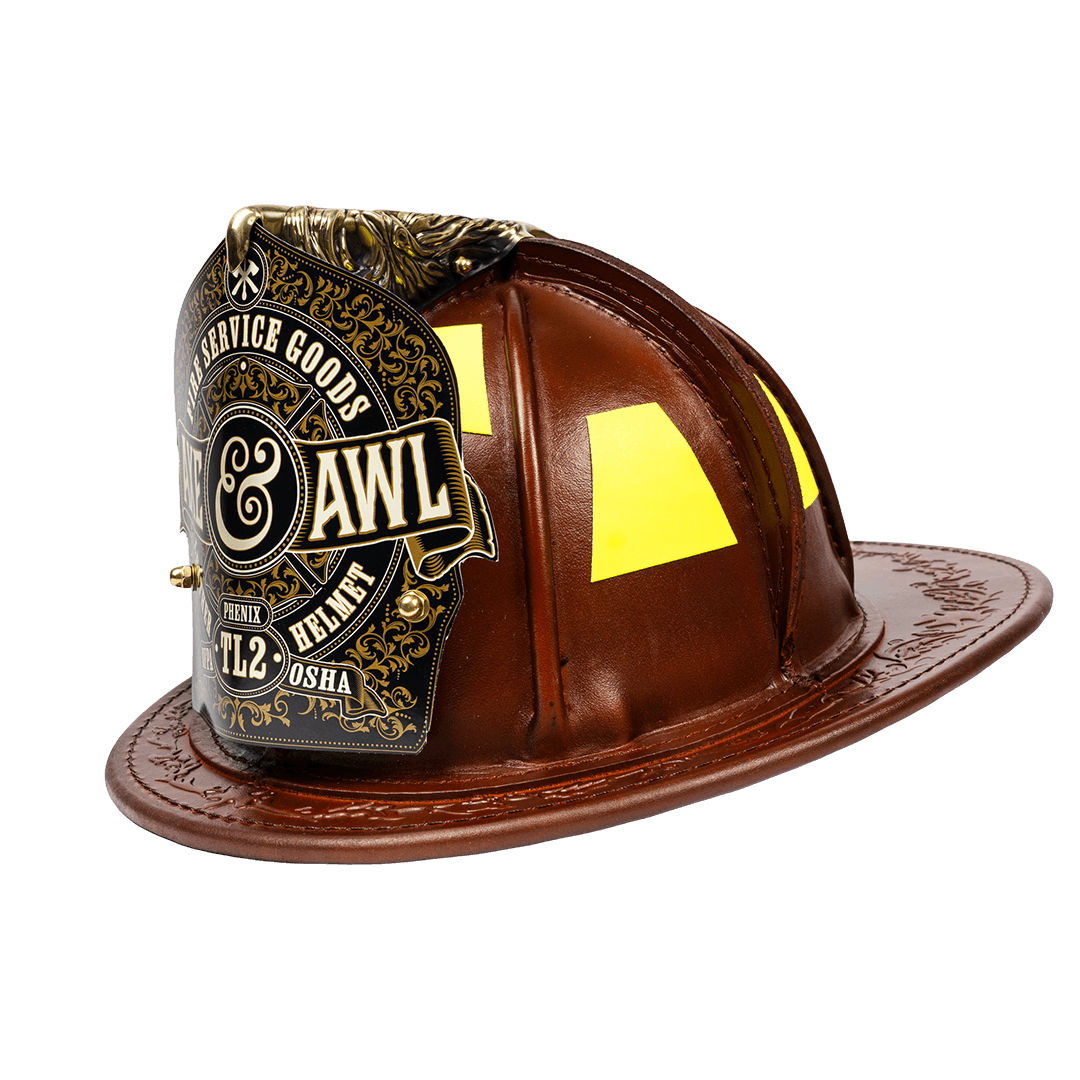 Phenix TL-2 Natural Leather Helmet- NFPA