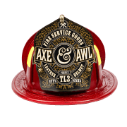 Phenix TL-2 Scarlet Red Leather Helmet - Axe and Awl Leatherworks