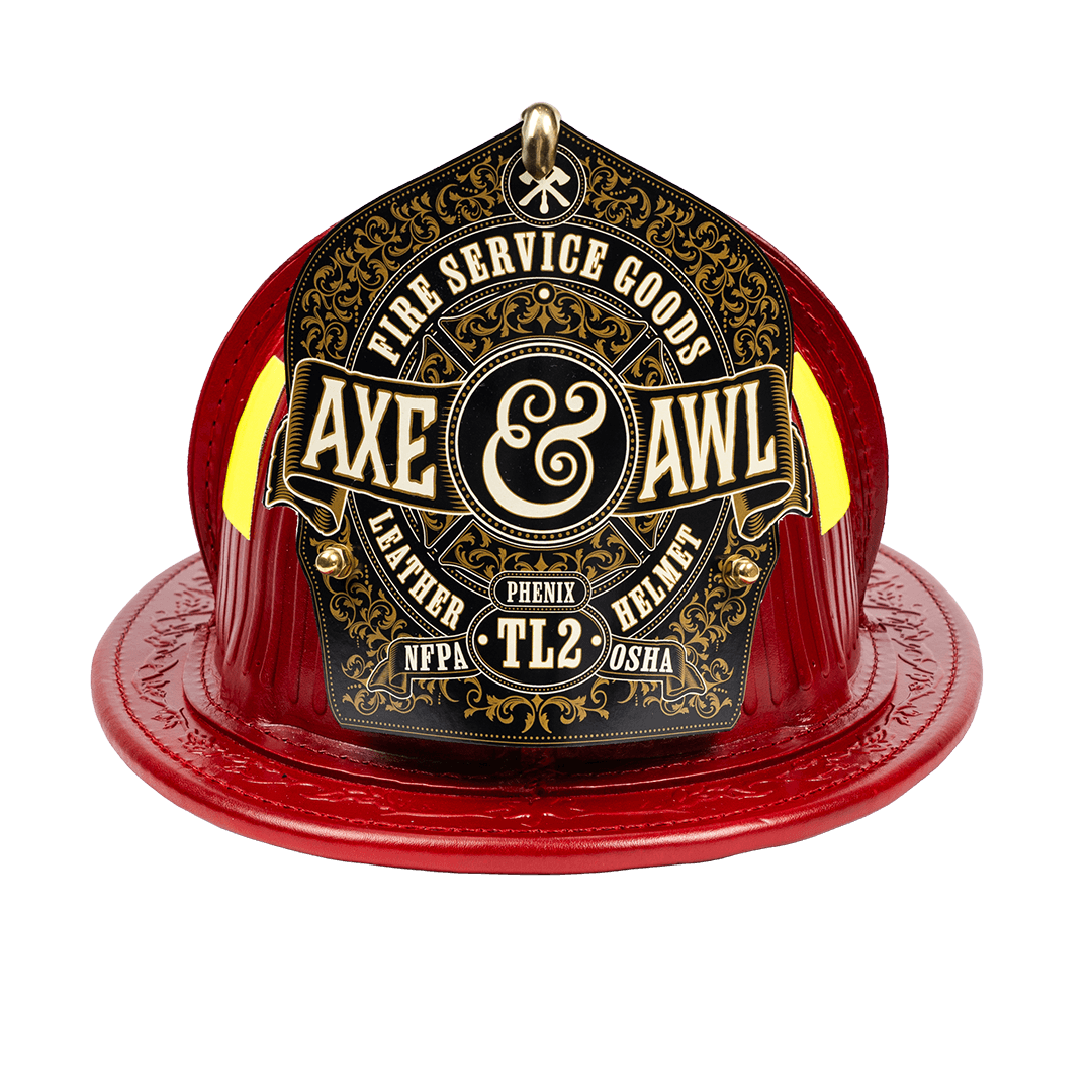 Phenix TL-2 Miller Scarlett Red Leather Helmet- NFPA - Image 2