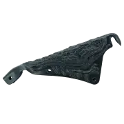 Blacked-Out Fire Helmet Finials - Axe and Awl Leatherworks