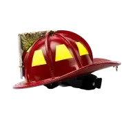 Phenix TL-2 Scarlet Red Leather Helmet - Axe and Awl Leatherworks