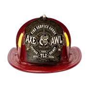 Phenix Custom Leather Firefighter Helmet - Axe and Awl Leatherworks