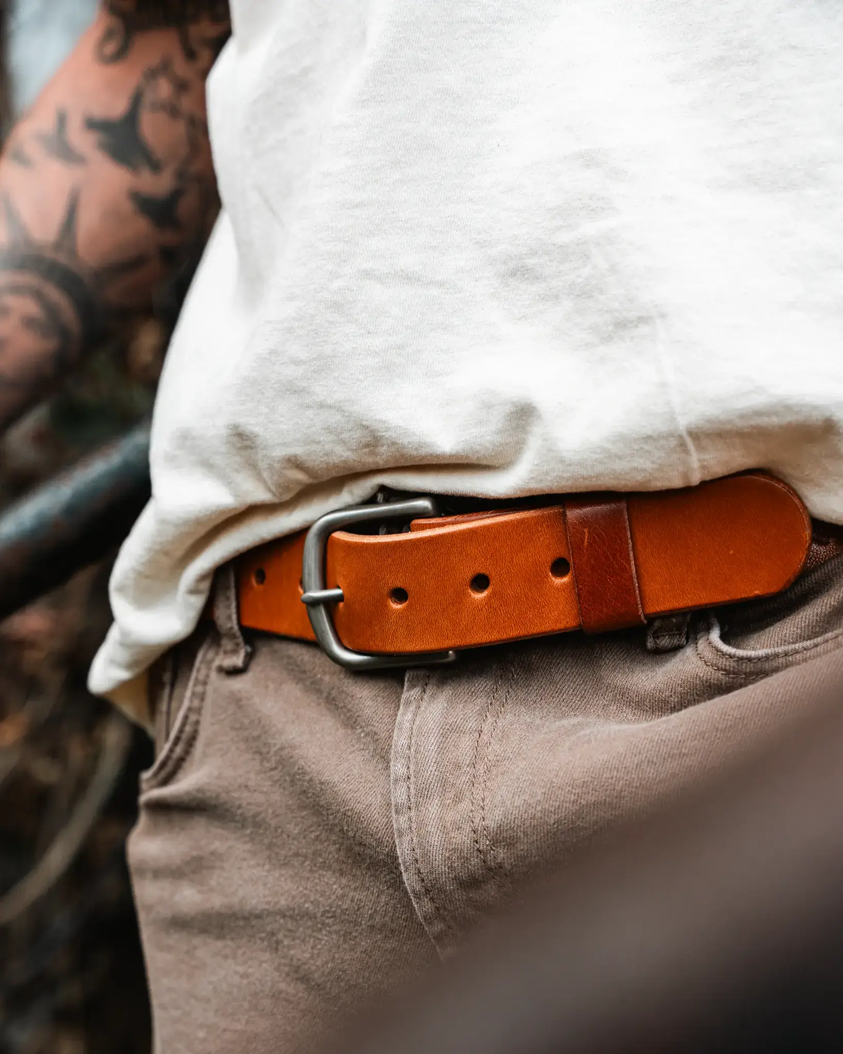 Brown Leather Belt