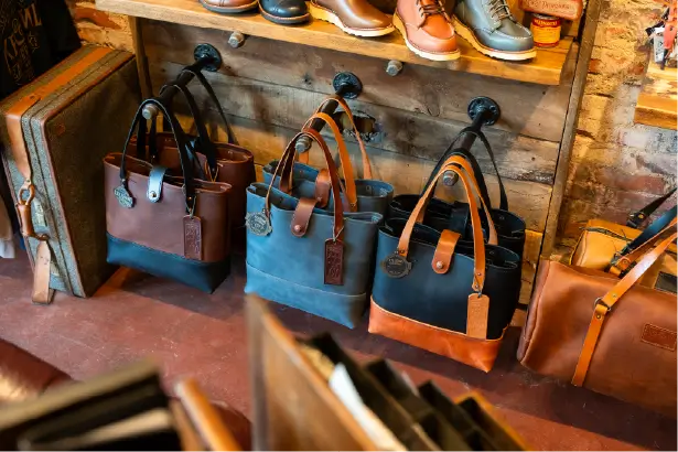 Monarch tote ready for your next step. 