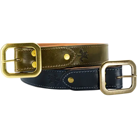 Limited Edition Wickett and Craig Harness Leather Belt handmade in Waynesville NC — Axe and Awl Leatherworks