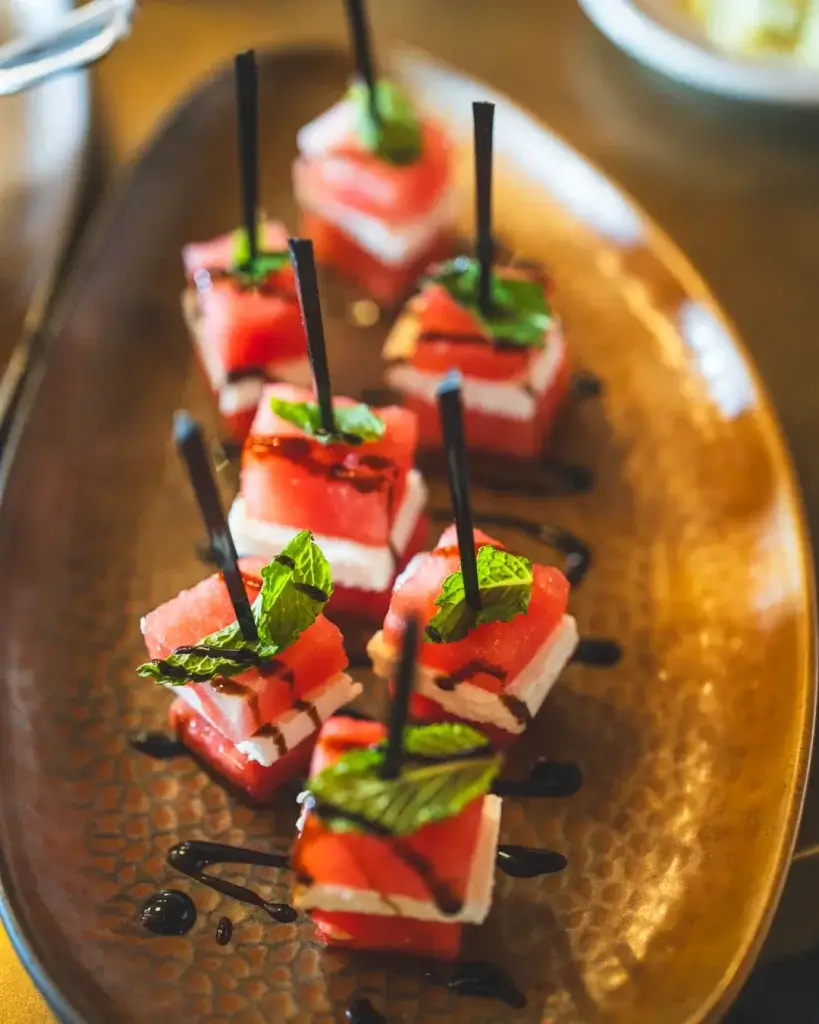 tapas at bevel bar inside axe and awl leatherworks