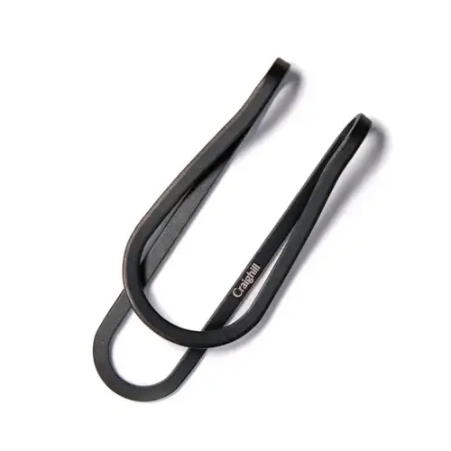 Station Money Clip in Vapor Black