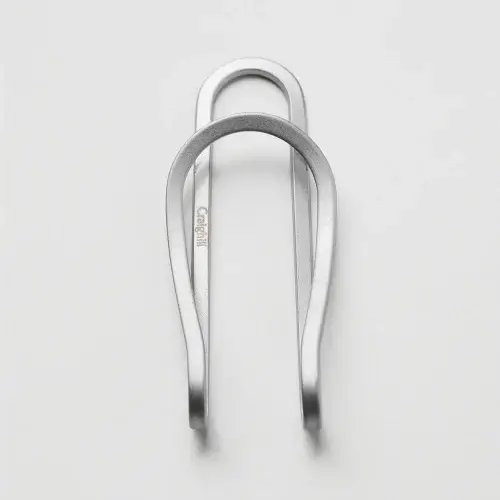 Station Money Clip - Vapor Silver