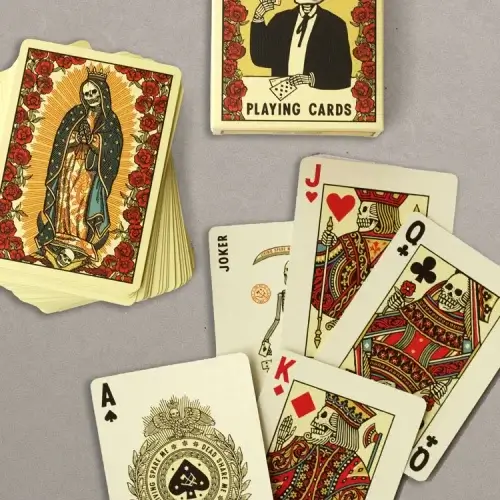 Images of the Memento Vitae Playing Cards