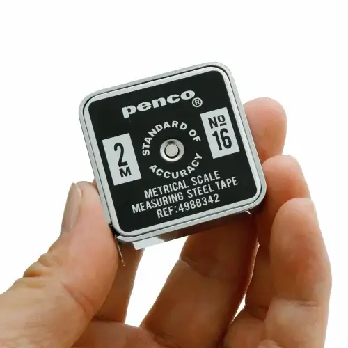 Penco Pocket Metric Measure held in hand by Hightide USA