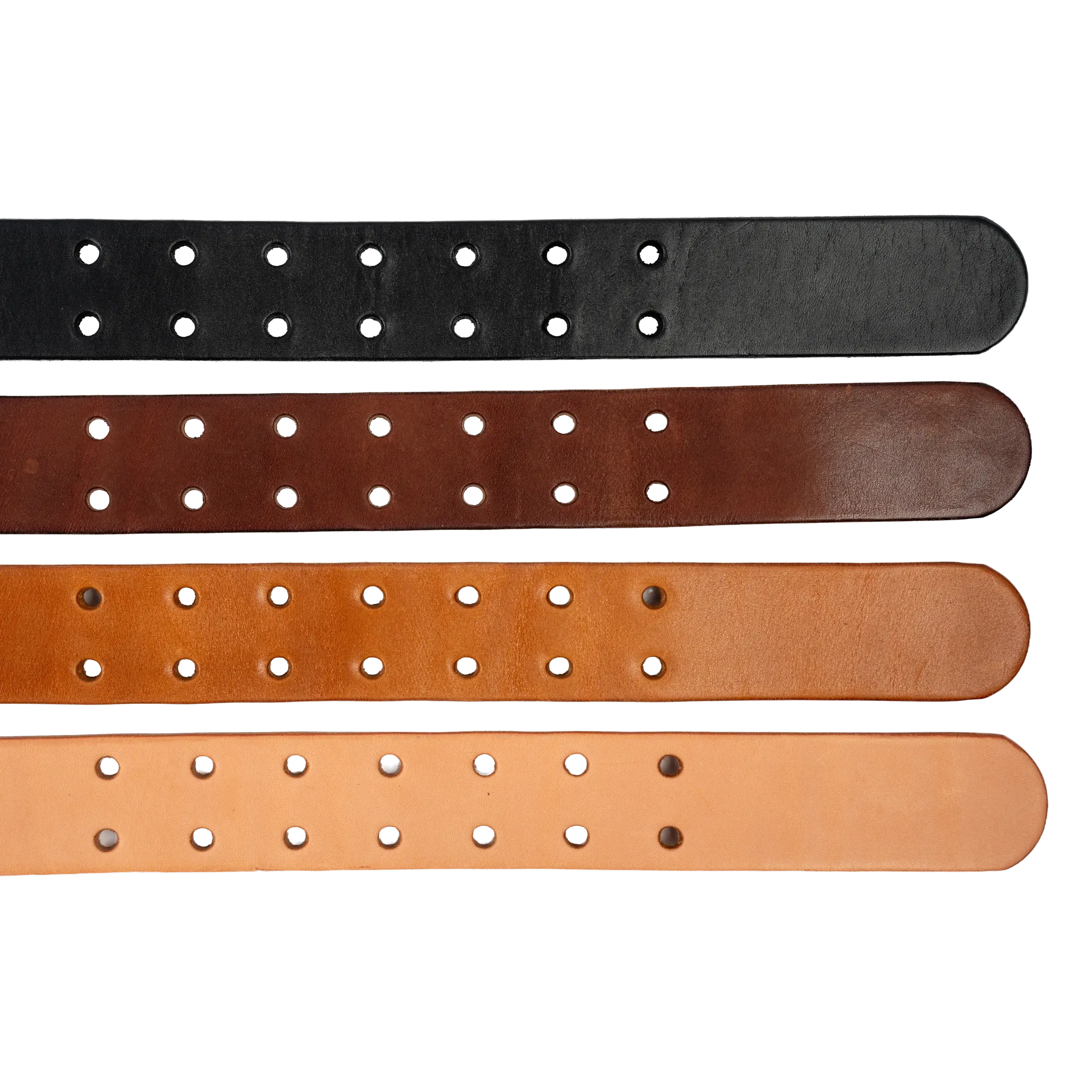 double pronged leather belts