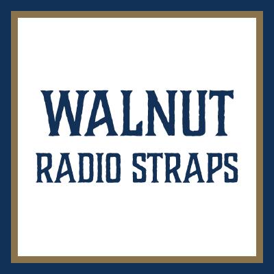 Walnut Radio Straps